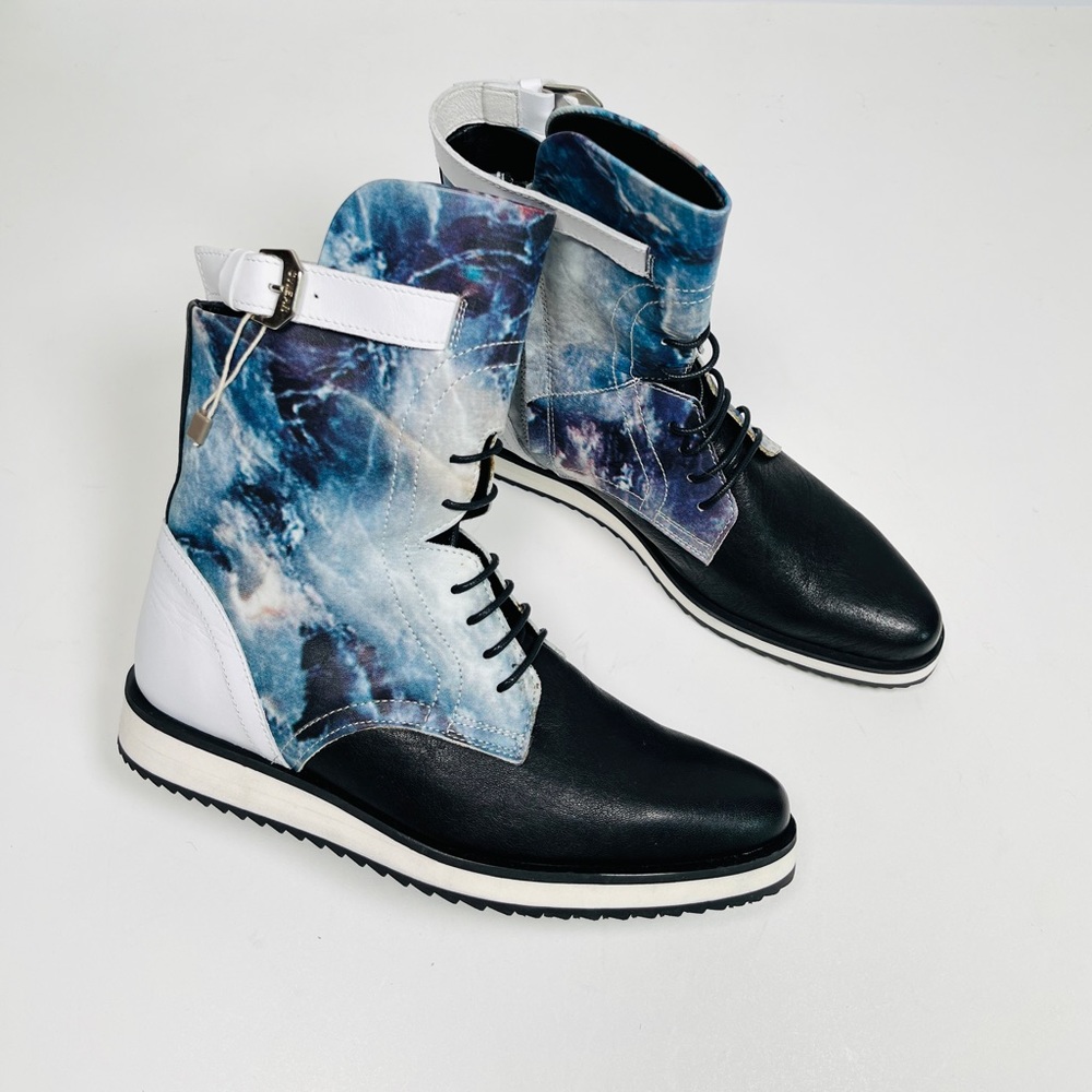 NEW! SWEAR LONDON Women's Karin ankle lace up boot leather